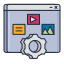 Social Media Management Icon